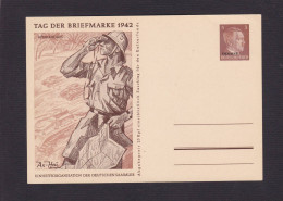 CPSM Ukraine Entier Postal Hitler Surchargé WWII Allemagne Germany Guerre War 1942 - Ukraine