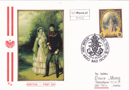 150 JAHRE HOCHZEIT ELISABETH END FRANZ JOSEPH  FDC COVERS 2004  AUSTRIA - FDC