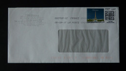 Tour Eiffel Timbre En Ligne Montimbrenligne Sur Lettre (e-stamp On Cover) Ref TPP 5105 - Printable Stamps (Montimbrenligne)