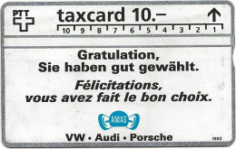 Switzerland: PTT K-92/89 206L AMAG - VW, Audi, Porsche - Svizzera