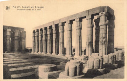 EGYPTE - Temple De Louqsor - Colonnade Ouest De La Cour - Carte Postale Ancienne - Louxor