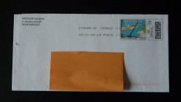 Région Provence Cote D'Azur Timbre En Ligne Montimbrenligne Sur Lettre (e-stamp On Cover) Ref TPP 5121 - Druckbare Briefmarken (Montimbrenligne)