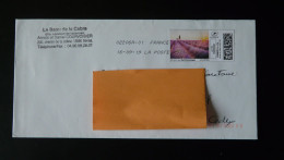 Champ De Lavande Timbre En Ligne Montimbrenligne Sur Lettre (e-stamp On Cover) Ref TPP 5125 - Afdrukbare Postzegels (Montimbrenligne)