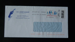 Joyeuses Fêtes Timbre En Ligne Montimbrenligne Sur Lettre (e-stamp On Cover) Ref TPP 5127 - Printable Stamps (Montimbrenligne)