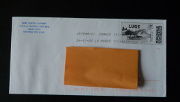 Luge Timbre En Ligne Montimbrenligne Sur Lettre (e-stamp On Cover) Ref TPP 5134 - Timbres à Imprimer (Montimbrenligne)