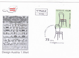 DESIGN-AUSTRIA 1.WERT  FDC COVERS 2002  AUSTRIA - FDC