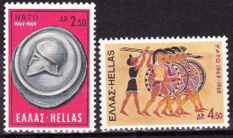 GREECE 1969 20 Th Anniversary Of N.A.T.O.  MNH Set  Vl. 1067 / 1068 - Nuovi