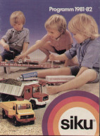 Catalogue SIKU Programm 1981/82 Automodelle  Maßstab 1:87 - 1:50 - En Allemand, Anglais, Français Et Néerlandais - German