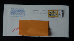 Positive Attitude Timbre En Ligne Montimbrenligne Sur Lettre (e-stamp On Cover) Ref TPP 5145 - Printable Stamps (Montimbrenligne)