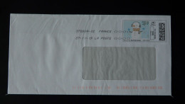 Bonhomme De Neige Timbre En Ligne Montimbrenligne Sur Lettre (e-stamp On Cover) Ref TPP 5146 - Printable Stamps (Montimbrenligne)