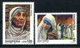 EMISSIONE CONGIUNTA Rep. Italiana - 1998 ALBANIA Madre Teresa Di Calcutta Set MNH ** - Autres & Non Classés