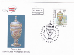 GLASPOKAL  FDC COVERS 2004  AUSTRIA - FDC