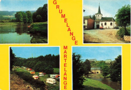 BELGIQUE - Grumelange - Martelange - Mutlivues - Camping Cars - Eglise - Carte Postale - Martelange