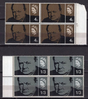 P2045 - GRANDE BRETAGNE Yv N°397/98 ** PHOSPHORE BLOC CHURCHILL - Unused Stamps