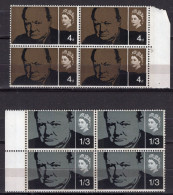 P2045 - GRANDE BRETAGNE Yv N°397/98 ** PHOSPHORE BLOC CHURCHILL - Nuevos