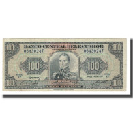 Billet, Équateur, 100 Sucres, 1980, 1980-05-24, KM:112a, TTB - Equateur