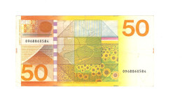 ALB/ Pays-Bas : 50 Gulden - 04/01/1982 - 2 Trous D'épingle, Pliures - 50 Gulden