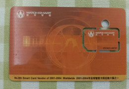 WatchSmart Manufacture Chip Card, No. 6th Smart Card Vendor Of 2001-2004 Worldwide, SIM Card Model,with A Hole - Ohne Zuordnung