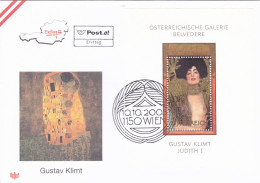 GUSTAV KLIMT-JUDITH   FDC COVERS 2003  AUSTRIA - FDC