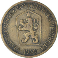 Monnaie, Tchécoslovaquie, Koruna, 1969 - Tchécoslovaquie