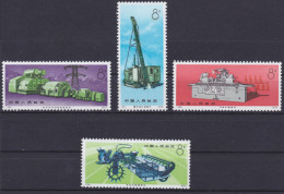 CHINA 1973, "Industrial Machines" (N78-N81), UM - Collections, Lots & Séries