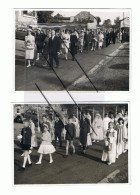 Lot De 2 Photos Carte - Communion - Raeren, Hauset, Eynatten, Kalterherberg...A SITUER Photo CROTT Raeren( B194) - Comunioni