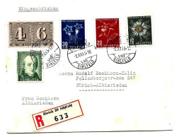 79 - 100 - Enveloppe Recommandée Envoyée De Zürich 1943 - Série Pro Juventute - Storia Postale