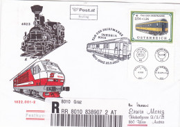 RECOMMENDED TRAIN    FDC COVERS 2002  AUSTRIA - FDC