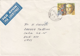 GOOD BELGIUM Postal Cover To ESTONIA 1986 - Good Stamped: Timmermans - Cartas & Documentos