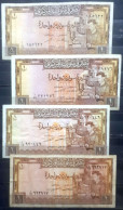 SYRIA ,SYRIE, One Pound Issue (1982 -78 - 73 -67 ) ,VG. - Syria