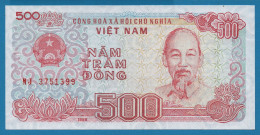 VIETNAM 500 DONG 1988 # MJ3751399 P# 101a Ho Chi Minh - Viêt-Nam