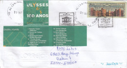 GOOD BRAZIL FDC  To ESTONIA 2022 - Good Stamped: 190 Years Of The National Library, Rio De Janeiro - Lettres & Documents