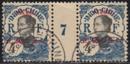 Pakhoï - Bureau Indochinois - N° 36 (YT) N° 36 (AM) Oblitéré. Millésime 7. - Used Stamps