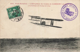 Port Aviation , Viry Chatillon * Avion Aéroplane Du Comte De LAMBERT Aérodrome Juvisy Sur Orge * CACHET * Lambert - Viry-Châtillon