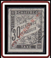 Saint-Pierre Et Miquelon 1859-1909 - Timbre-taxe N° 5 (YT) N° 5 (AM) Oblitéré. - Timbres-taxe