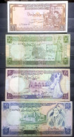 SYRIA ,SYRIE, One+5+10+25 Pound  Issue (1982/88 ) ,VG. - Syria