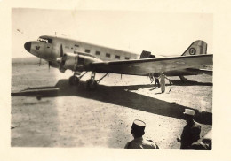 Aviation * Avion DC3 * Compagnie Aérienne Aéroport * Photo Ancienne 9.6x7cm - Andere & Zonder Classificatie