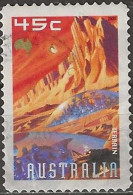 AUSTRALIA 2000 Stamp Collecting Month. Exploration Of Mars - 45c Martian Terrain FU - Oblitérés