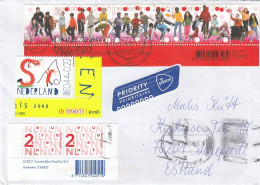 GOOD NETHERLANDS Postal Cover To ESTONIA 2023 - Good Stamped: Children - Storia Postale