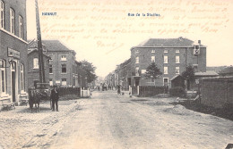 BELGIQUE - Hannut - Rue De La Station - Passage A Niveau - Attelage - Carte Postale Ancienne - Hannuit