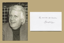 Jorge Semprún (1923-2011) - Écrivain Espagnol - Carte Signée + Photo - 90s - Writers