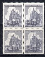 XP3062 - REICH BOEMIA MORAVIA 1939,   2,50 K.  Quartina Integra  *** - Ungebraucht