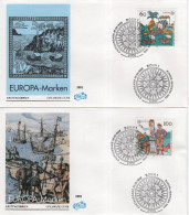Germany Deutschland 1992 FDC Europa CEPT, Entdeckung Amerikas Amerika, Discovery Of America, Ship Ships, Bonn - 1991-2000
