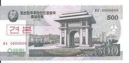 COREE DU NORD 500 WON 2008 UNC P 63 S - Korea (Nord-)