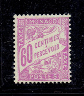 MONACO - TAXE - N°22 - XX MNH TTB - Postage Due