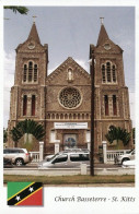 1 AK St. Kitts And Nevis * Die Kathedrale In Basseterre Der Hauptstadt Der Karibinsel St. Kitts And Nevis * - San Cristóbal Y Nieves