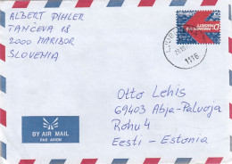 GOOD SLOVENIA Postal Cover To ESTONIA 2022 - Good Stamped: Arrow - Slowenien