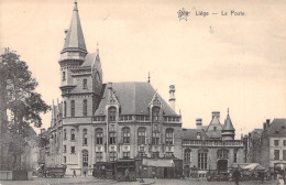 BELGIQUE - Liege - La Poste - Star - Tramway  - Carte Postale Ancienne - Liege