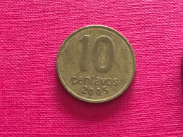 Münze Münzen Umlaufmünze Argentinien 10 Centavos 2005 - Argentinië