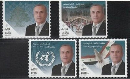 Delcampe - LEBANON- LIBAN MNH SC# 683-686 PRESIDENT MICHEL SULEIMAN - Libanon
